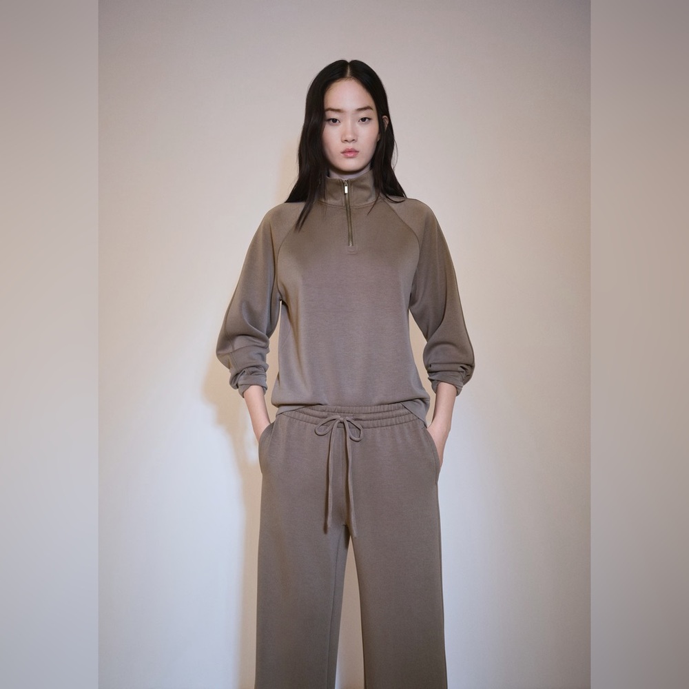 Mango brown Co-ord set jogger pants + sweatshirt NWT - Picture 5 of 10